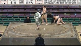 「まるでモデル」「シュとした美男子」長身美形の“オールバック”力士に熱視線 豪快上手投げで見事に完勝