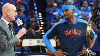 ケンタッキー大出身選手で初…サンダーのSGAがヨキッチとの一騎打ちを制してMVP初選出