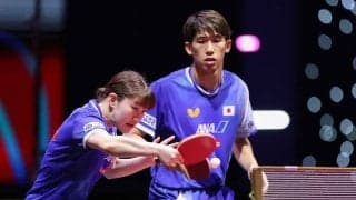 快進撃の“大吉”ペアが香港に圧勝で銀メダル以上を確定　吉村真晴、大藤沙月が2017年大会以来の金に王手【世界卓球2025】