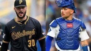 衝撃のトレード説が浮上！ 怪腕スキーンズを見返りにド軍は逸材捕手ラッシングを含む3選手を放出!?「議論は確かに存在する」