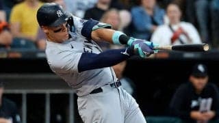 ジャッジが豪快17号ソロ　大谷に並びMLBトップタイ…55HRペース、打率も4割復帰