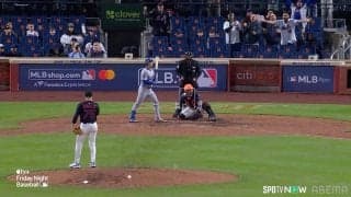 「4カウント！」ドジャース戦、“微妙判定”にメッツファンがブチギレ　現地0時越え…延長11回のシーンで現地実況も言及