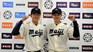 毛利の自身初完封で明大が先勝、4季ぶりVへ王手　東京六大学野球