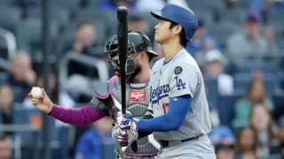 大谷翔平、大ブレーキ…好相性の左腕に4打数無安打で打率.296　今季4度目の1試合3三振　ドジャースは連勝が「3」でストップ