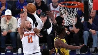 イースト決勝最初の2戦で計79得点…ジェイレン・ブランソンがレブロン以来の高得点を記録