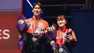 殊勲の銀メダルの“大吉”ペアに集まる称賛の声「驚異的なパフォーマンス」　吉村真晴、大藤沙月が中国撃破で躍動【世界卓球2025】