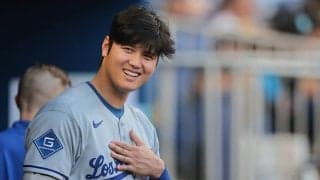 ド軍同僚が美女に困惑「それは大谷のやつだろ」　“ダメ出し”に爆笑「なかなか傑作」