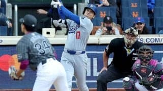 「とんでもない当たりだ」千賀滉大の速球を打ち砕いた大谷翔平　驚異の“132キロスイング弾”に米騒然「センガは間違っていない」