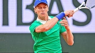  シナー 6年連続初戦突破 