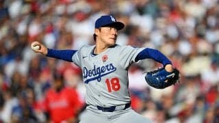 山本由伸、再びチームの連敗を止める好投で6勝目…6回2失点で防御率1点台を維持 ド軍は大谷翔平の初球先頭打者弾などで快勝