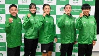 「2連覇を」佐々木ら仙台大の陸上5選手　デフリンピック内定報告
