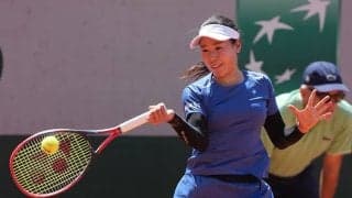 日比野菜緒がグランドスラムで4年ぶりの白星！内島萌夏との日本人対決を制して2回戦へ[全仏オープン]