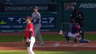 もはや人間じゃない！ 大谷翔平、とんでもない“初球アーチ”「カッコよすぎ」「ヤバい」 185キロ弾丸ライナー→ゆっくり“確信歩き”「気持ち良さそう」