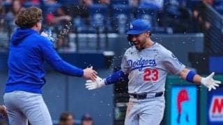 打率1割台…ド軍25億円男「厳しい道のりだった」　待望5月初HRに安堵「久しぶりだった」