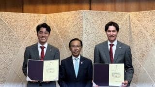 髙橋塁と藍の兄弟が京都府文化観光大使に就任