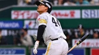 衝撃の高弾道…鷹22歳は「ギータのそれ」　2軍トップの“5”にファン騒然「1軍で見たい」