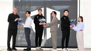 アルティーリ千葉　千葉市にB2優勝を報告