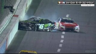 マシンがホイールスピンしたまま壁に突っ込むも“超絶ドラテク”で奇跡の立て直し 「うまくカウンター当てた」「走れるんか」驚きと称賛の声