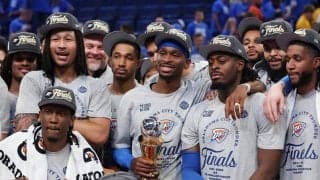 サンダーをファイナルへ導く殊勲者となったSGAが満票でウェスト決勝MVPに選出