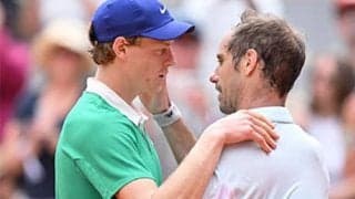 シナー 引退のガスケ下し3回戦へ