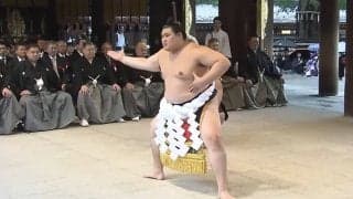 「貫禄ハンパない」「いい人すぎ」新横綱・大の里、奉納土俵入りで“太刀持ち”の高安にファン熱視線