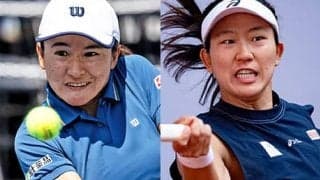  青山修子/内島萌夏ペア 2回戦敗退 