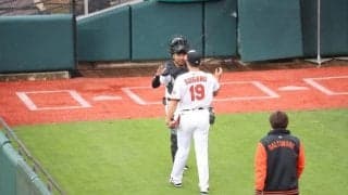 菅野智之、初コンビの苦戦と修正