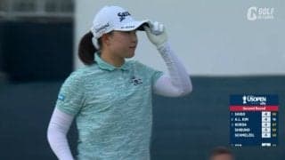 【動画】竹田麗央は「73」の暫定12位タイ　14番、15番と連続バーディ奪取