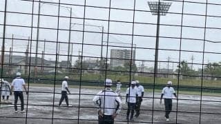 愛知招待試合は雨のため中断