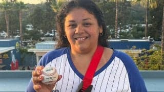 大谷の21号ゲット…母は大興奮、娘は涙　4人家族が熱狂「永遠にとっておくわ！」