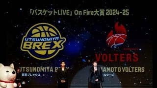 『バスケットLIVE On Fire大賞』は宇都宮と熊本へ…選手部門は比江島慎と磯野寛晃が受賞