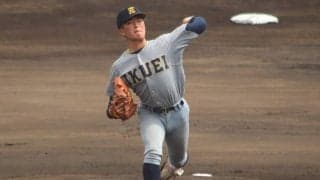 仙台育英のプロ注目左腕が8回12奪三振の快投！春に高卒プロ志望を決断【愛知】
