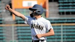 昨夏甲子園の土を踏んだ鳥取城北の谷口選手　「今年ももちろん行く」