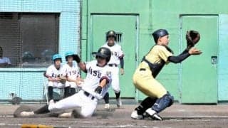 アウトカウント誤り、勝ち越し機ふいに　英数学館エース、八回に変調