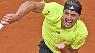  ズベレフ 8年連続で全仏OP16強 