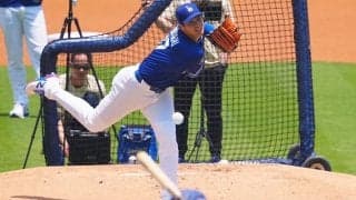 大谷翔平、生み出した破壊音「すご」　初の本拠地マウンドで…「マジ神ってる」