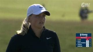  【動画】マヤ・スターク「70」で首位浮上、メジャー初制覇に王手