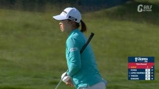 【動画】メジャー連勝へ！西郷真央は3つ落とすも2打差3位