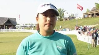 西郷真央、メジャー連勝へ2打差を追う最終日は「いいプレーができるように頑張りたい」