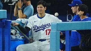大谷翔平の隣に“いなかった”長身レポーター　現れた金髪美女に米ファン戸惑い「どこ行った？」