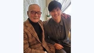大谷翔平、長嶋茂雄氏を追悼投稿　肩組み和やかツーショットなど3枚「心よりご冥福」