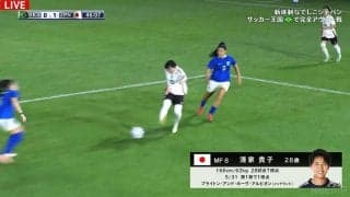 三笘薫を彷彿！ なでしこFW藤野あおば、“絶品アウトサイドクロス”で先制点アシスト「おしゃれパス」「鳥肌立った」「めちゃくちゃドンピシャ」ファン大興奮