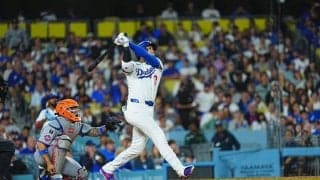 大谷翔平のバットで「ゴルフボールに変貌」　米実況驚愕の23号…打球は「暗闇のなかに」