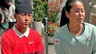 小田凱人/上地結衣 全仏OPに意気込み