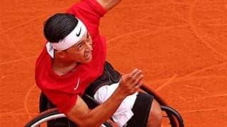 小田凱人 全仏OP3連覇へ好発進