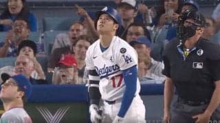 一体、何が起きた…？大谷翔平、爆速特大弾で“見たことない動き”「カッコよすぎ」「鳥肌モノ」打った瞬間にゆっくり“確信しすぎ”リアクション