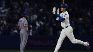 大谷翔平の23号の直後…“激変”した本拠地の光景　現地中継にチラリ「由伸くんも」