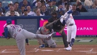 ファンもドン引きレベル！？「骨折とは…？」“MVPトリオ”ベッツ、爆速復帰で即ヒット→力強すぎる走塁に「足痛くないの」「よく走ったな」の声