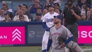 『待って待って！』ロバーツ監督が大慌て？“ヒマワリ係”ギリギリのセレブレーション成功もファン爆笑「いつも鬼は外なんだよなｗ」