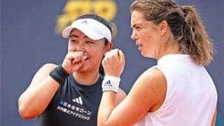  穂積絵莉ペア 全仏OP4強入り 